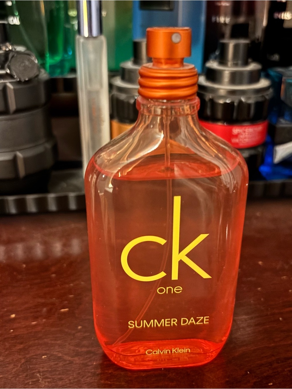 Calvin Klein CK One Summer Daze Orange Bottle
